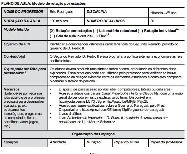 Prática - plano de aula