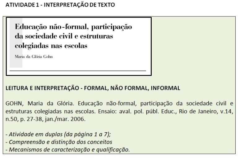 Pedagogia não escolar 2