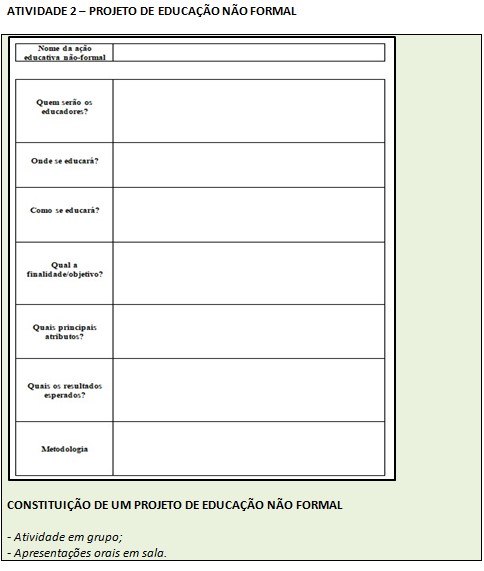 Pedagogia não escolar 3