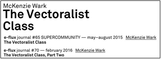 McKenzie Wark - Vetorialist Class