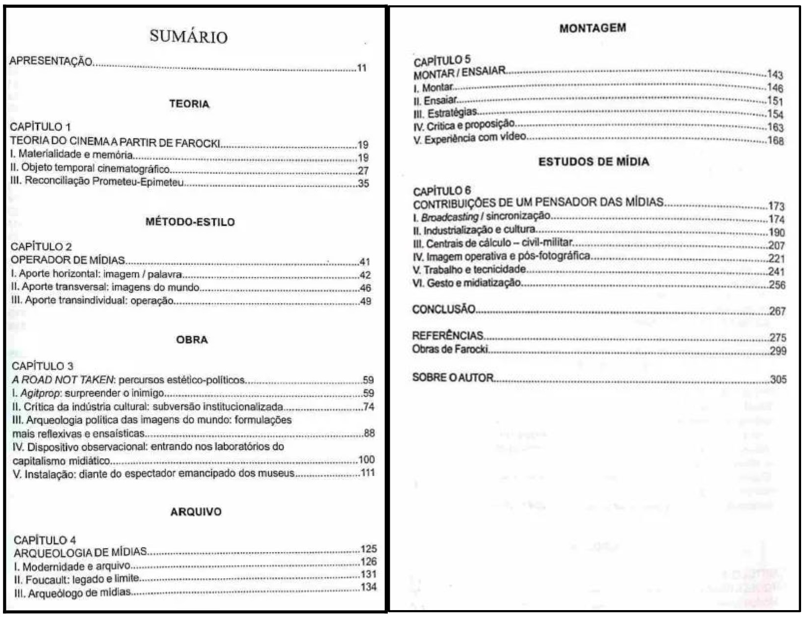 Sumário - Harun Farocki